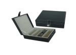 Sunglasses Jewelry Packaging Boxes Custom Imitation Leather Material Metal Lock