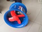 FREE STANDING 400mm Industrial Portable Dust Fume Extractor Exhaust Fan with AC