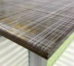 Fashion Design / Decorative Laminated Wired Glass in Patterned / Ground-Polished