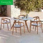 Solid Wood Outdoor Furniture Leisure Chair for Modern Sofa Pool Patio Rattan