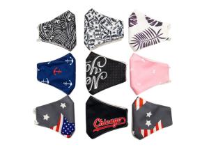 China Antibacterial Cute Cotton Fabric 2 Layers Printed Face Mask factory