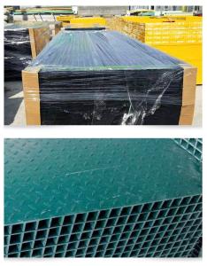 China Non Slip FRP Grating Fibreglass Walkway Mesh OEM Available factory
