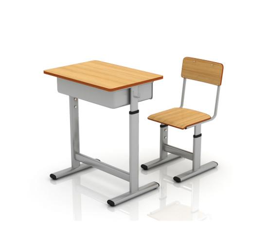 Steel Study Table And Chair For Students Classroom Metal Chair With Desk School