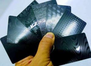 China Patterned / Textured Card Lamination Steel Plate Custom Size 0.8mm Thick factory