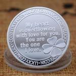 customize blank metal double sided 3D logo enamel motivational sports firefighte