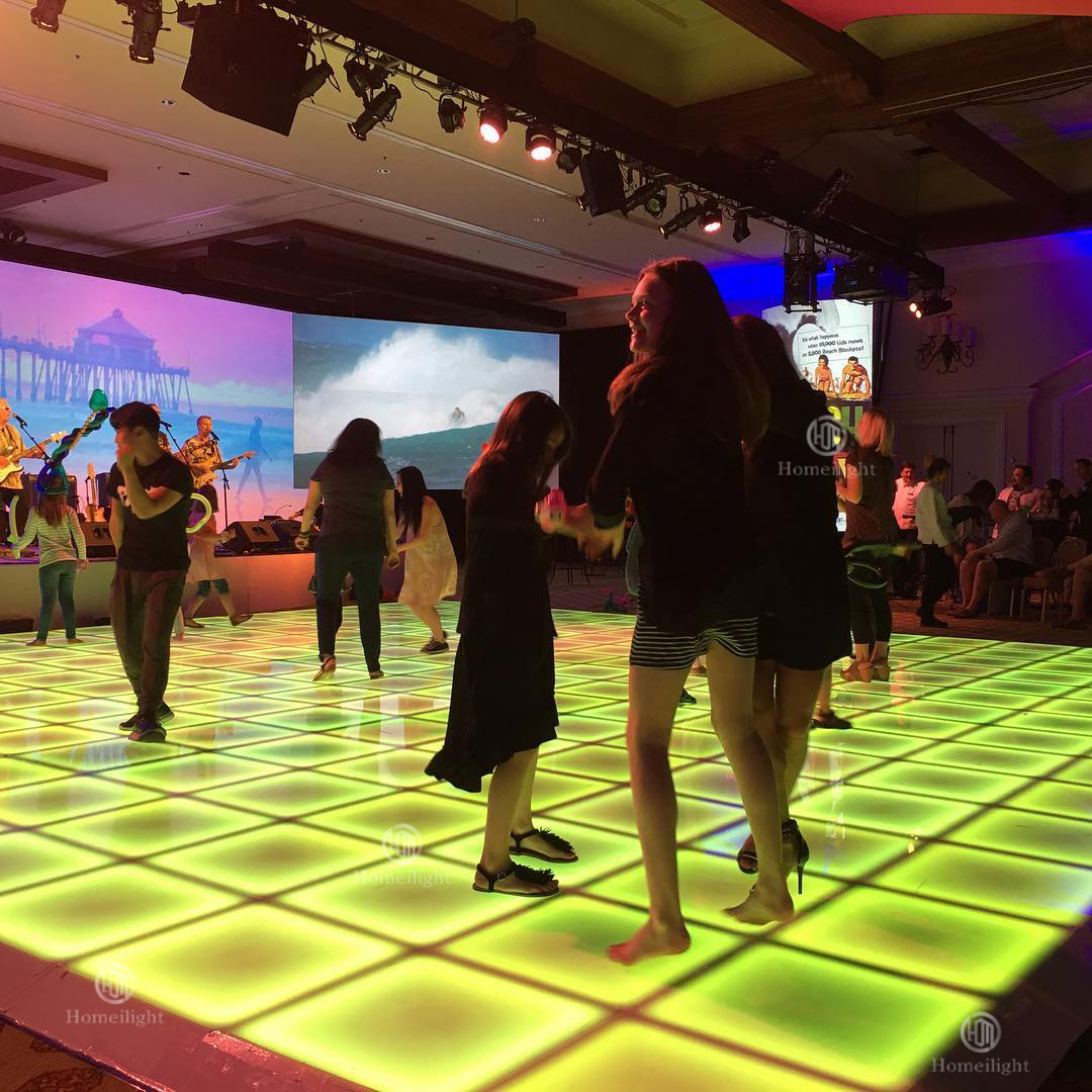 50000 Working Hours DMX512 Control LED Dance Floor for DJ Stage Show and Weddings
