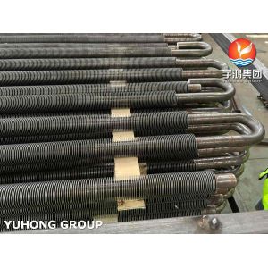 ASTM A179 U Bend Carbon Steel High Frequency Welding Finned Tubes For Economizer