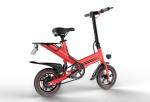 400W 48V Folding Road Bike Portable Electric Bicycles For Adults / Children