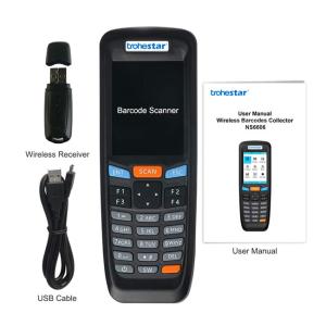 China NS6606 1D Pocket 2.2 Inch Wireless Laser Barcode Scanner factory