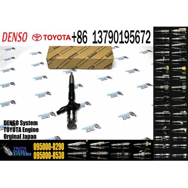 China Fuel Injector 095000-8290 23670-09330 23670-0L050 for Toyota 1KD FTV 1 Piece Diesel Fuel Injection System 3 Months OEM Quality factory