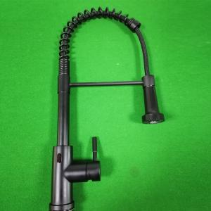 China Wave Sensor Spring Coil Kitchen Faucet Single Hole 2 Mode Sprayer Taps factory