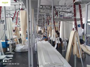 China Round Flat Nomex PP P84 PTFE PPS Fiberglass Filter Bag For Dust Collector factory