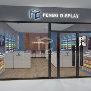 China 20mm Thick MDF Smoke Shop Furniture Spray Painted With Metal Halide factory
