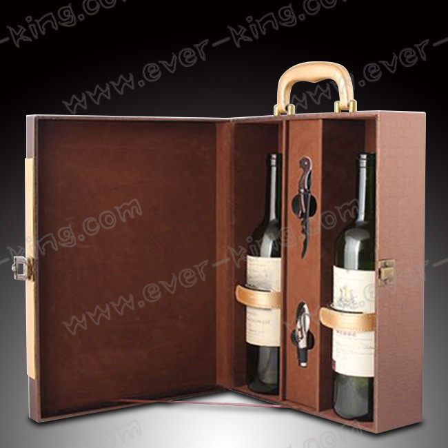 Biodegradable 400gsm Wine Bottle Carton 300*200*100mm