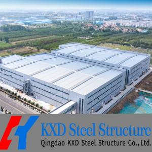 China Commercial Galvanized Steel Frame Building Construction With Rock Wool Roof Wall factory