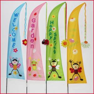 China Spring Garden Flag Frog Ladybug Bee butterfly factory