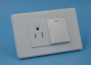 China Standard White Sockets And Switches , Universal Household Electrical Switches factory