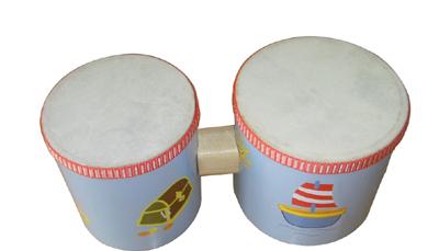Small size Cartoon Wood Bongos Drum / Music Toy / Kids musical instruments /