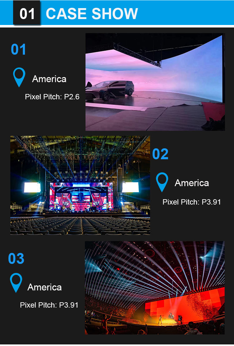 Hd P3.91 P4.81 Rental Led Display Smd 3840 Hz Refresh Rate