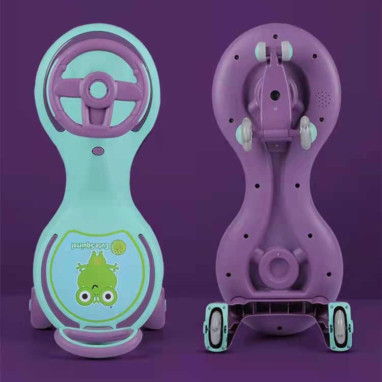 Children Park Driving Twist Ride On Car Toy Battery Powered Kids Magic Swing Scooter Car