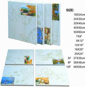 China Premier Art Painting Canvas For Printing 100% Natural Cotton Paulownia Or Fir Wood factory