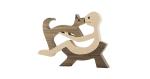 Home Office Wooden Craft Decor Statue Cute Handmade Wooden Figurines Carving