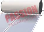 Blue Titanium Flat Plate Solar Water Heater Pressurized Copper Aluminum Material