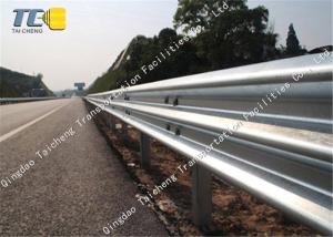China Wave Metal Road Safety Barriers Bridge Guardrail For High Speed Highways factory