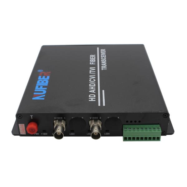 HD AHD / TVI / CVI 1080P Fiber Video Converter 2Ch 2MP Simplex SM 1310 / 1550nm