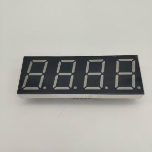 China 0.40 Inch 4 Digit 640nm 10mm Pixels 7 Segment Led Display Module factory