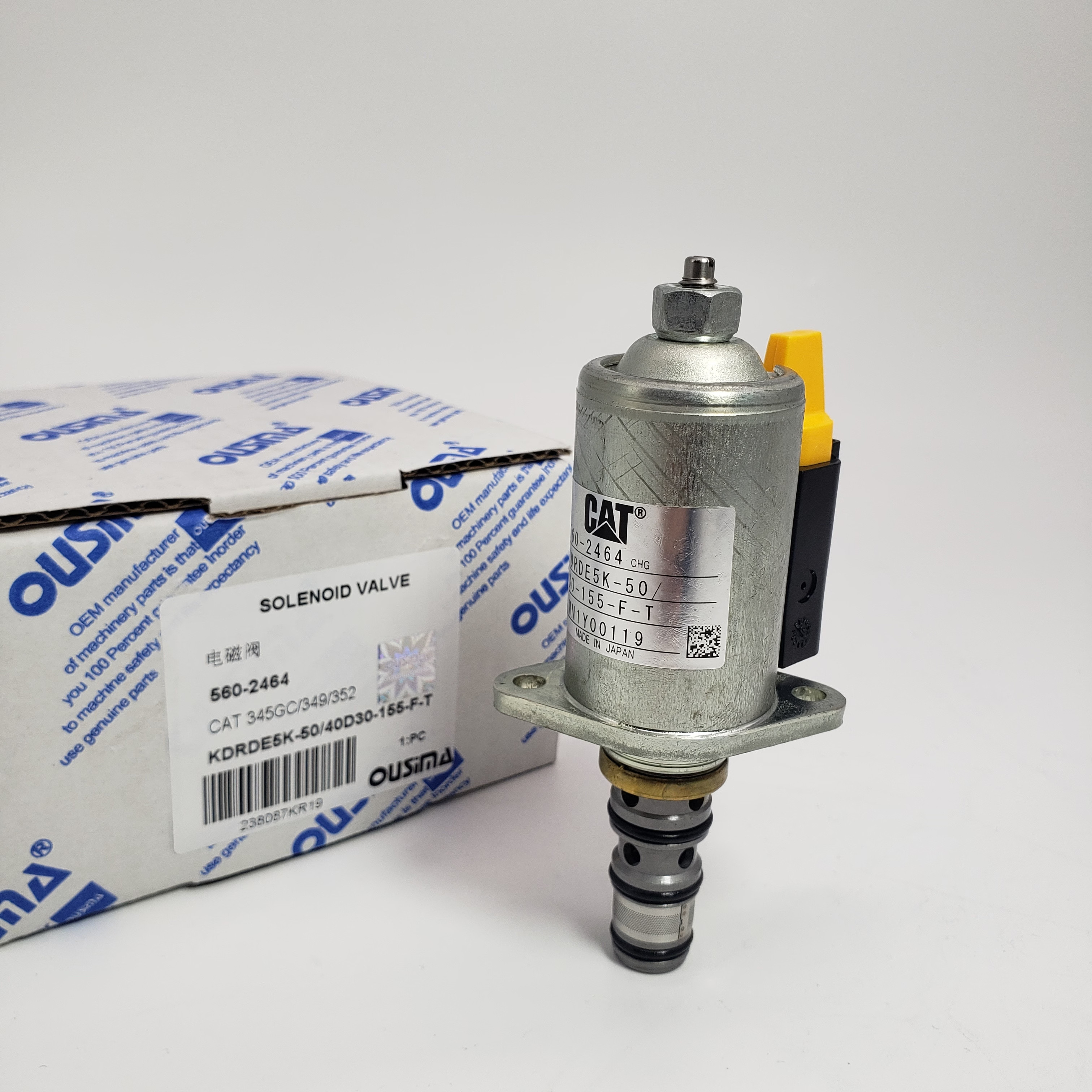 560-2464 Solenoid Valve KDRDE5K-50 40D30-155-F-T For E345GC E395
