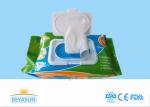 Alcohol Free Baby Wet Wipe For Private Label , Plain Non - Woven Spunlace