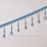 Handmade fashionable chain beads lace tassels fringes for curtain/sofa/pillow