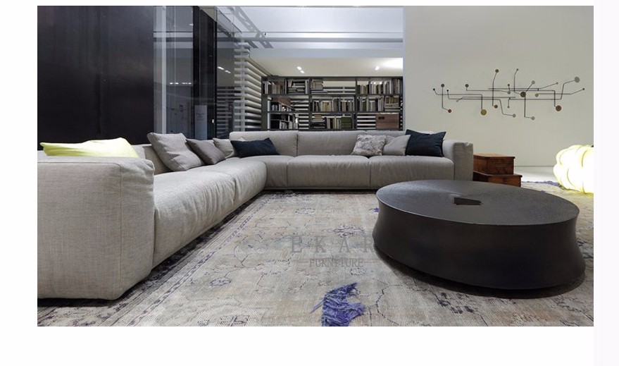 Luxury Modern Style Living Furniture Fabric Sectional Sofa Sets