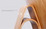 Italy Latest Design Solid Wood Home Coffee Shop Lounge Leisure Chair