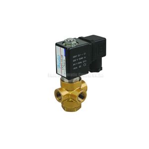 3/2 Way Direct Acting Brass Solenoid Valve G1/8 G1/4 For Vacuum System