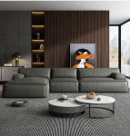 Aristocrats L Shape Luxury Living Room Furniture Italian Sofa First Layer