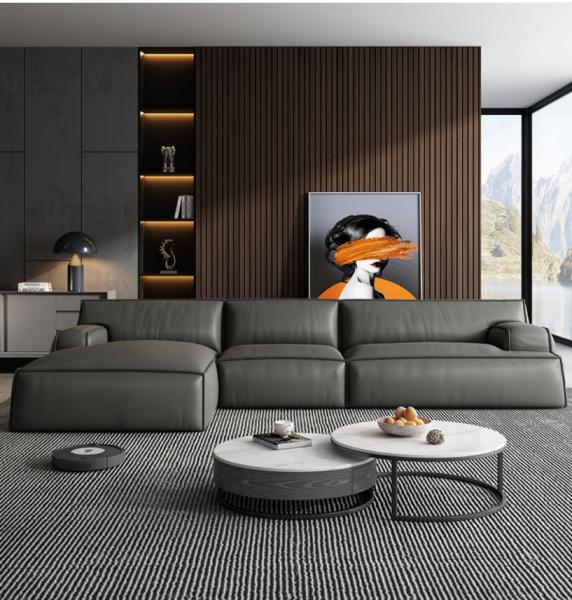 Aristocrats L Shape Luxury Living Room Furniture Italian Sofa First Layer
