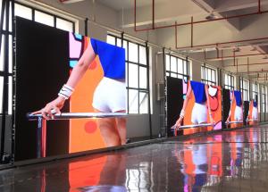 China 1R1G1B Stage 3.9mm Led Screen Rental Cabinet 500X500mm With Corner Protectors factory