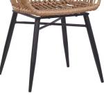 American style Courtyard Stacking Hotel Aluminum Frames Rattan Wicker Restaurant
