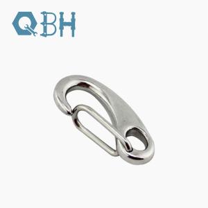 China Customized HDG Egg Shaped Spring Clip Hook Stainless Steel 304 38mm factory