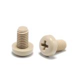Injection Molding Services PEEK Screws with Weather Resistance and 3D Printing