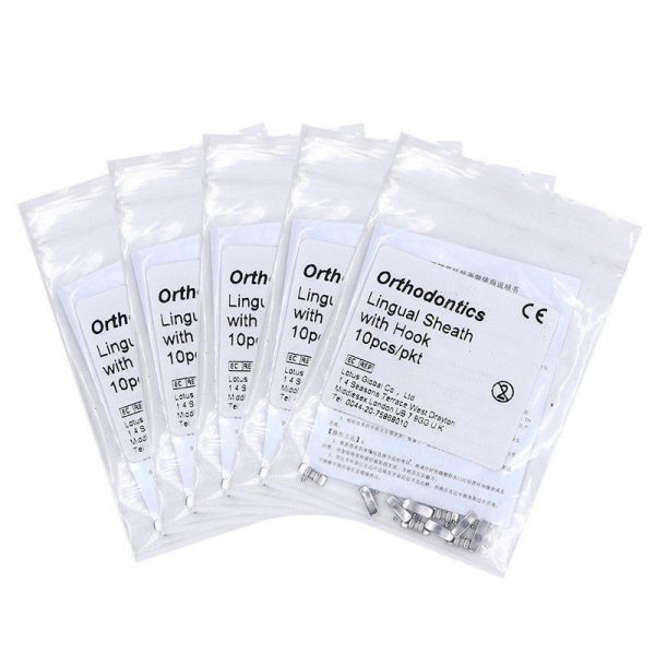 Stainless Steel Lingual Sheath With Hook High Performance Comfortable Feeling