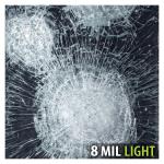 Splash Proof Clear Safety Window Film , Sunscreen Shatter Resistant Window Film