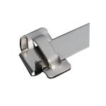 New Bunding Wires Aluminium Cable Ties , Aluminum Zip Ties 100pcs / Bag