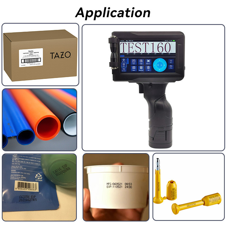 Portable Handheld Inkjet Printer Machine , Handheld Inkjet Batch Coding Machine