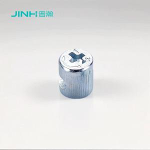 China Black Nickel Plated Cam Lock Fitting, Cabinet Connector For Rta Furniture factory