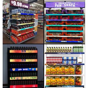 Ultra Wide 1r1g1b Led Shelf Display Pitch 1.875mm