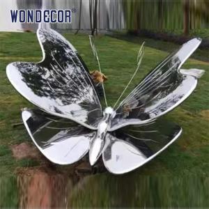China Custom Outdoor Forged Metal Sculpture Stainless Steel Metal Butterfly Sculpture factory