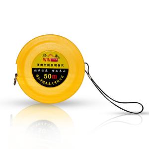 China Wintape 50m 165ft Surveyor Metal Measuring Tape With Ergonomically Rewinding Handle For Construction factory